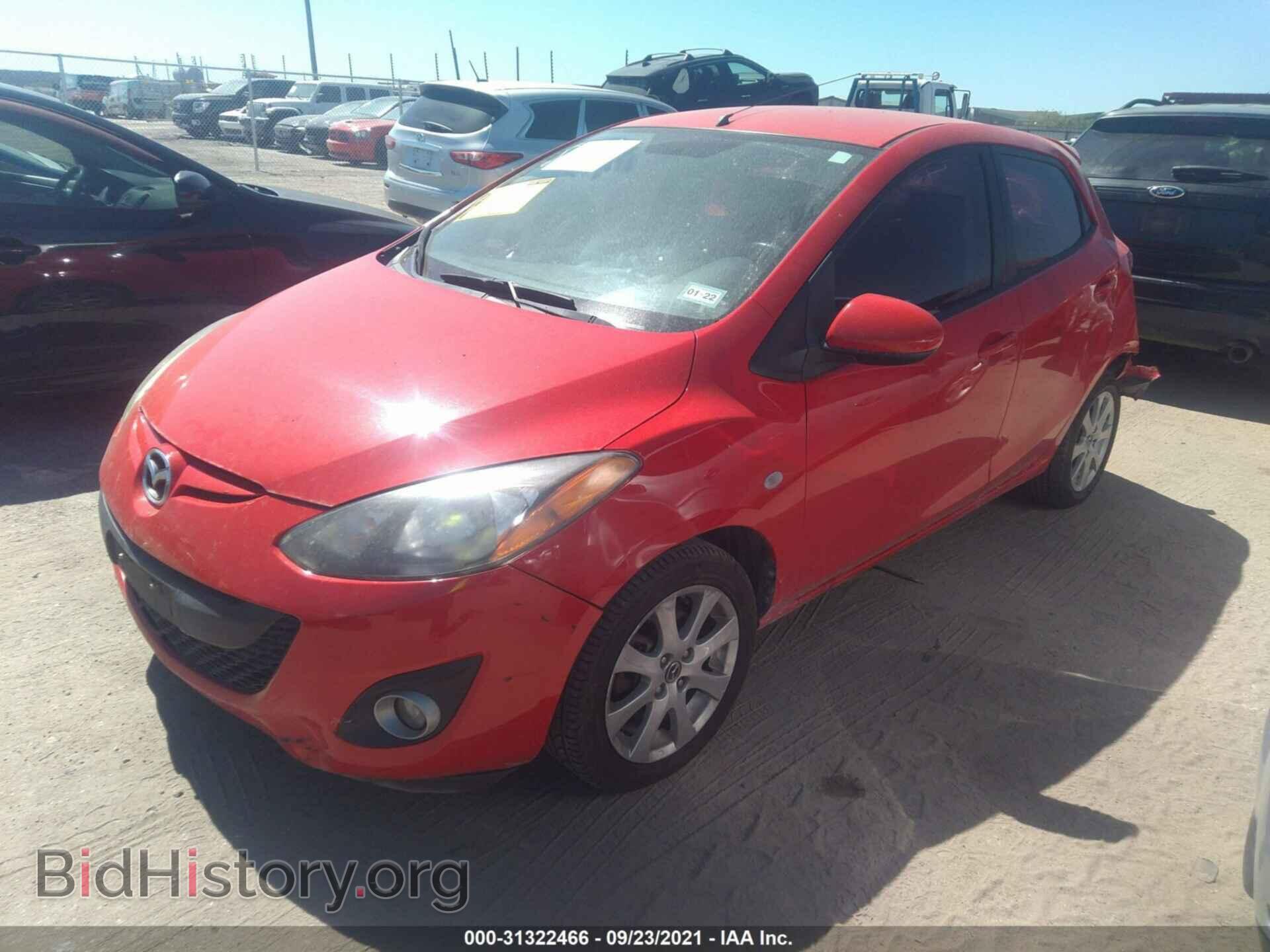 2014 MAZDA MAZDA2 - VIN: JM1DE1LY6E0176052 - Фото 2