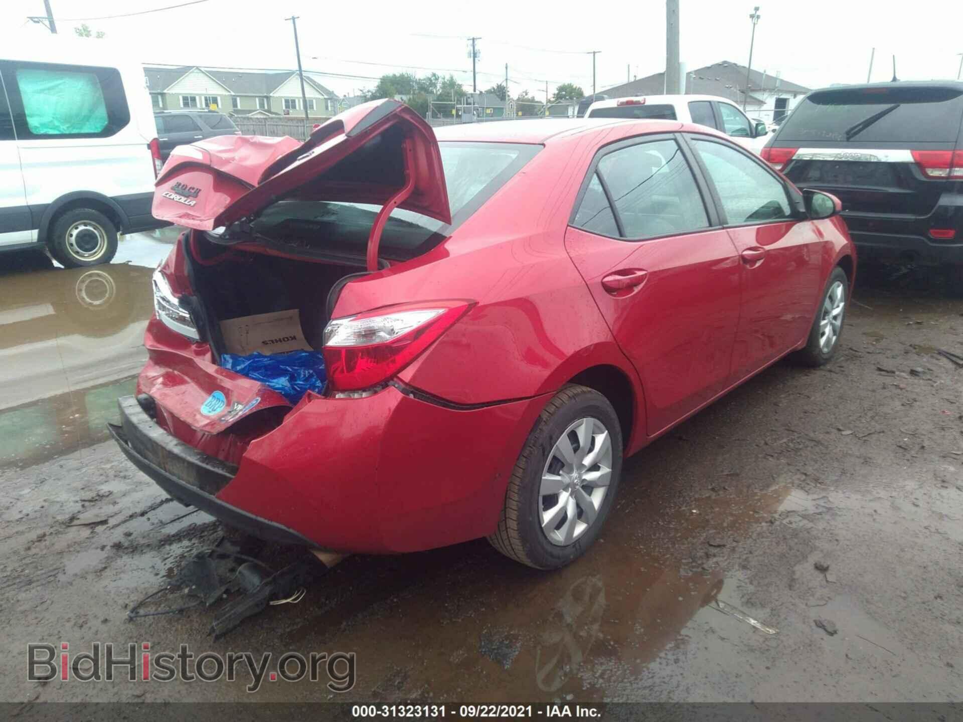 2014 TOYOTA COROLLA - VIN: 2T1BURHE0EEC10782 - Фото 4