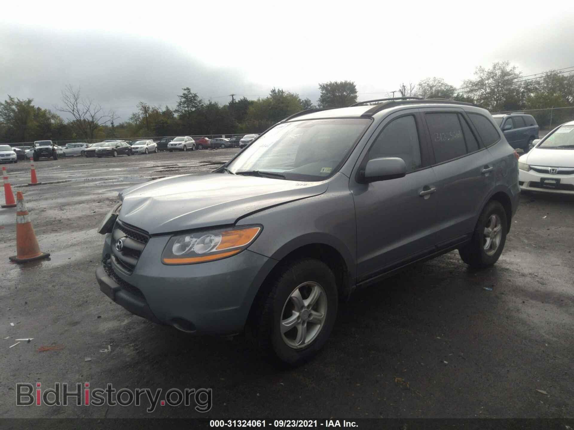 2008 HYUNDAI SANTA FE - VIN: 5NMSG73D08H182404 - Фото 2