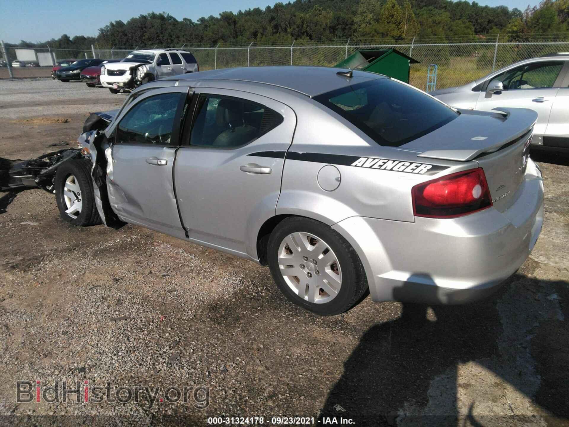2012 DODGE AVENGER - VIN: 1C3CDZAB5CN169979 - Фото 3