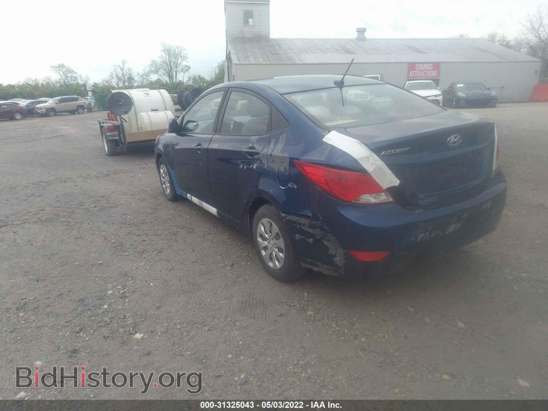 2016 HYUNDAI ACCENT - VIN: KMHCT4AE0GU083269 - Фото 3