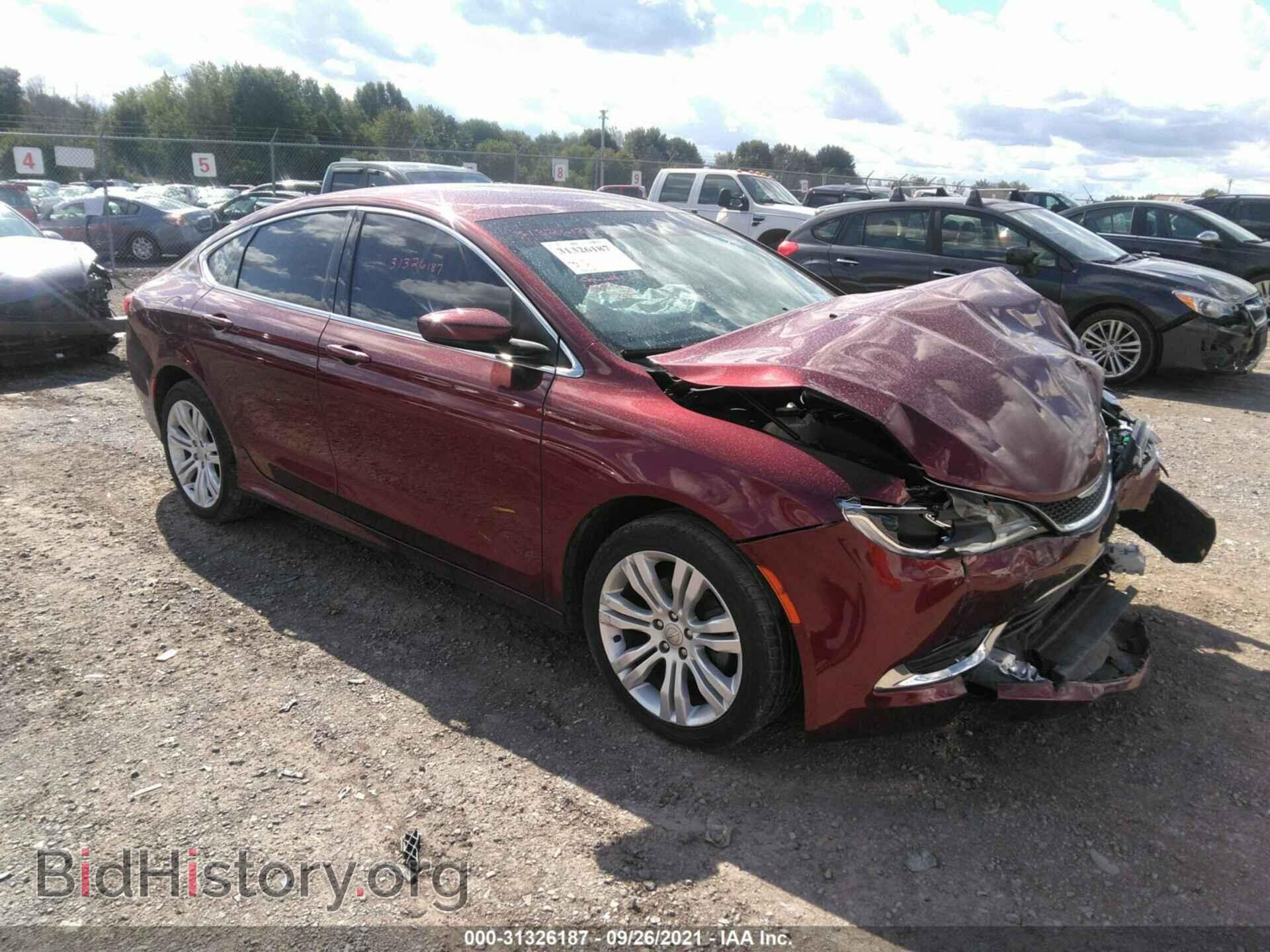Фотография 1C3CCCAB3FN740261 - CHRYSLER 200 2015