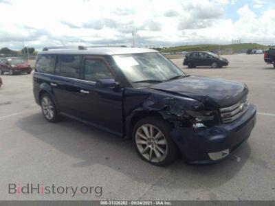 2011 Ford FLEX SEL W/Ecoboost, blue — VIN 2FMHK6CT2BBD17636, IAAI