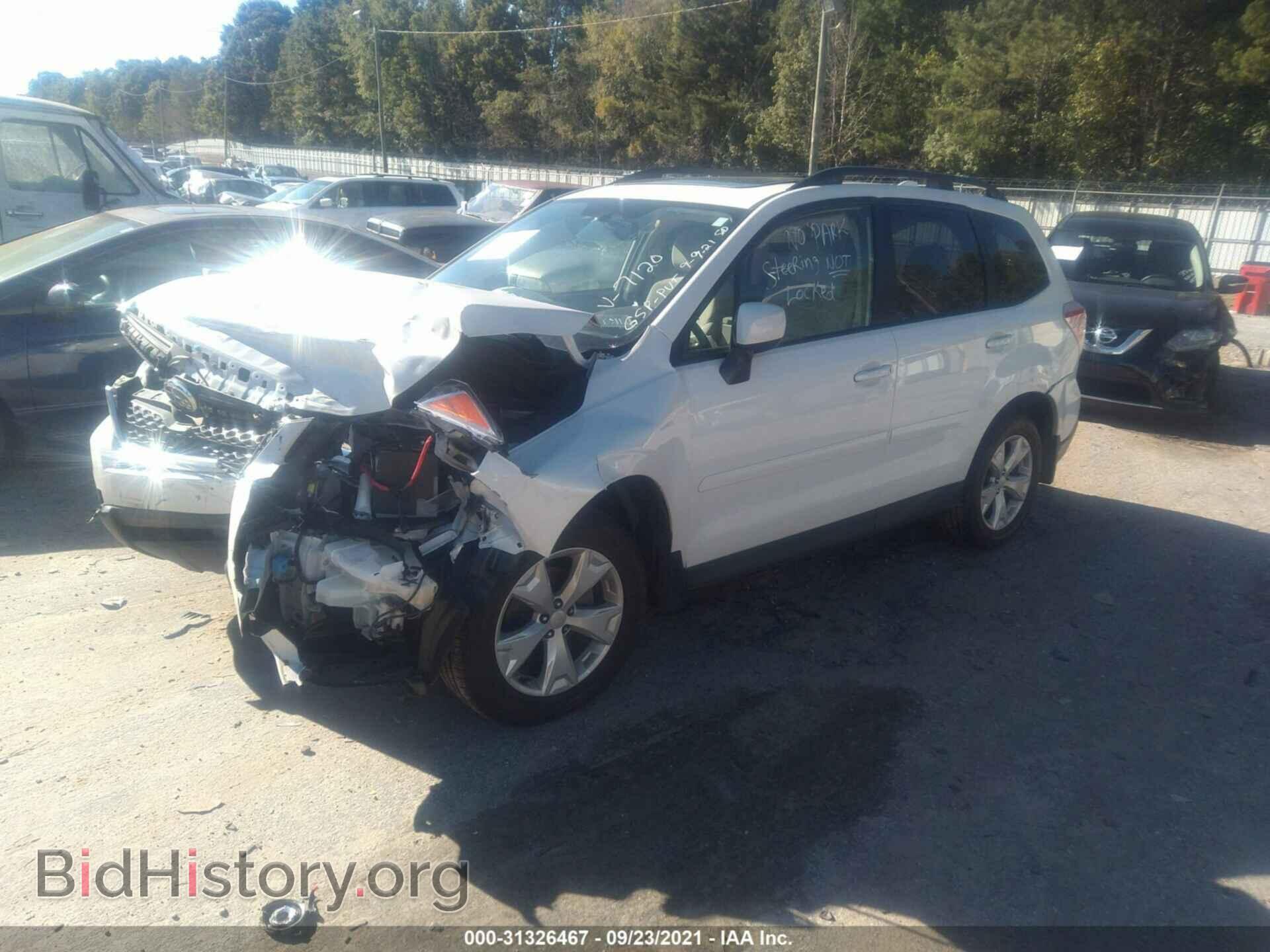 2016 SUBARU FORESTER - VIN: JF2SJADC1GH467120 - Фото 2