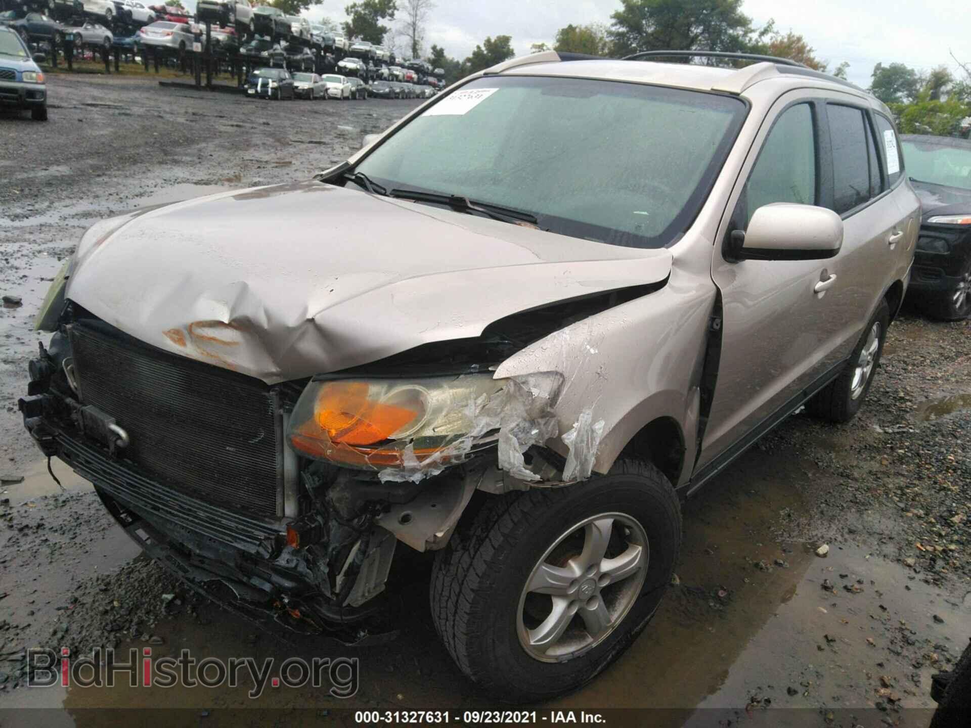 2007 HYUNDAI SANTA FE - VIN: 5NMSG13D67H013693 - Фото 2