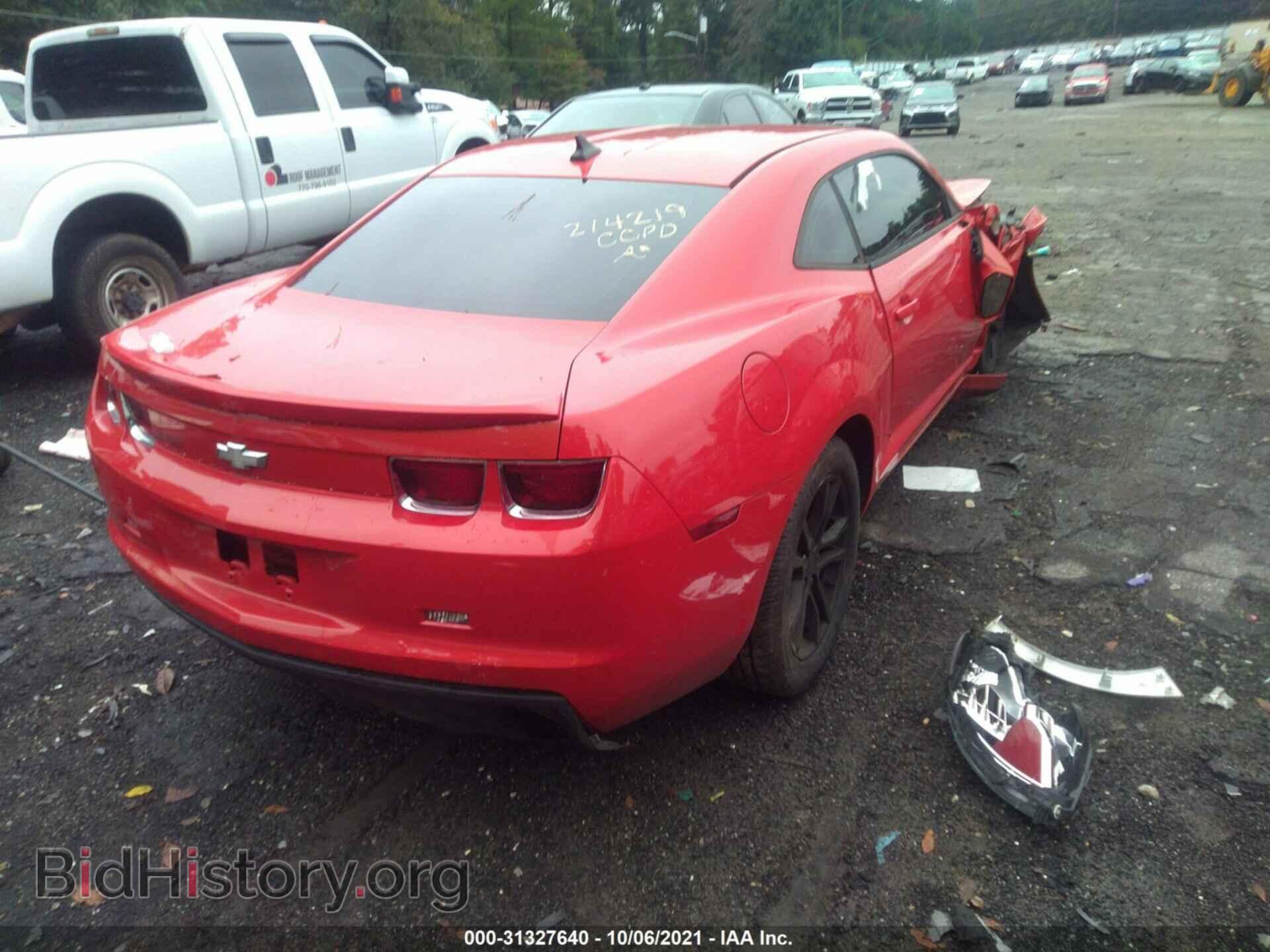 2012 CHEVROLET CAMARO - VIN: 2G1FA1E35C9180983 - Фото 4