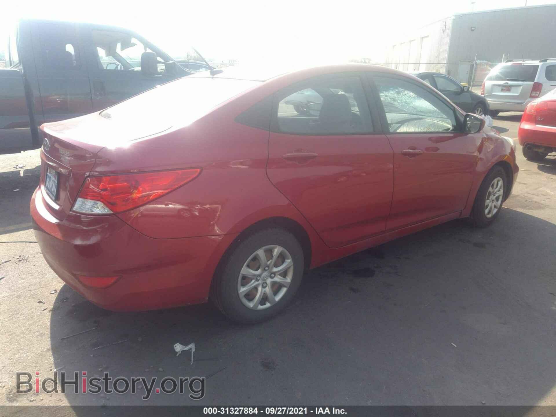 2013 HYUNDAI ACCENT - VIN: KMHCT4AE5DU537236 - Фото 4