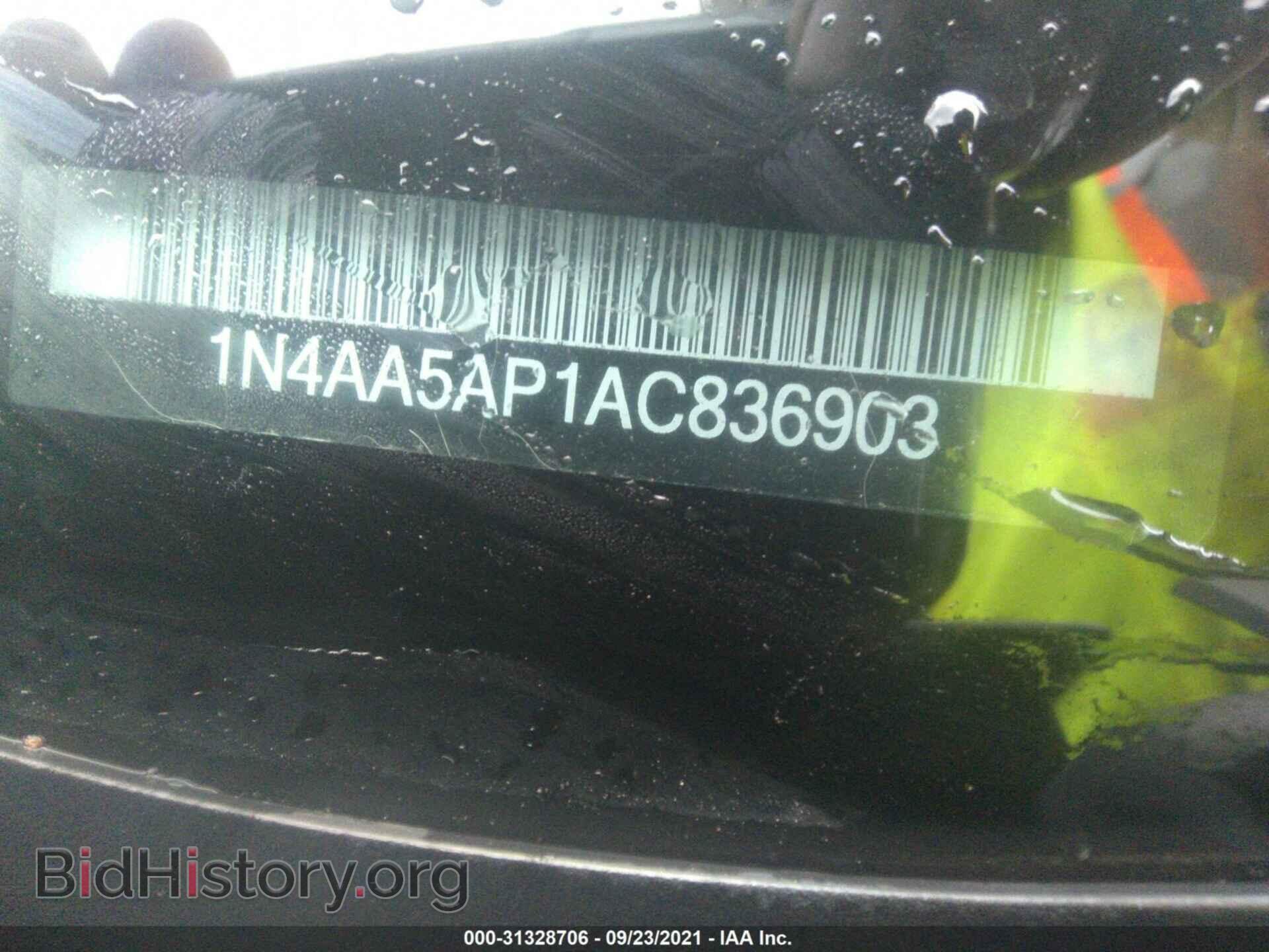 2010 NISSAN MAXIMA - VIN: 1N4AA5AP1AC836903 - Фото 9