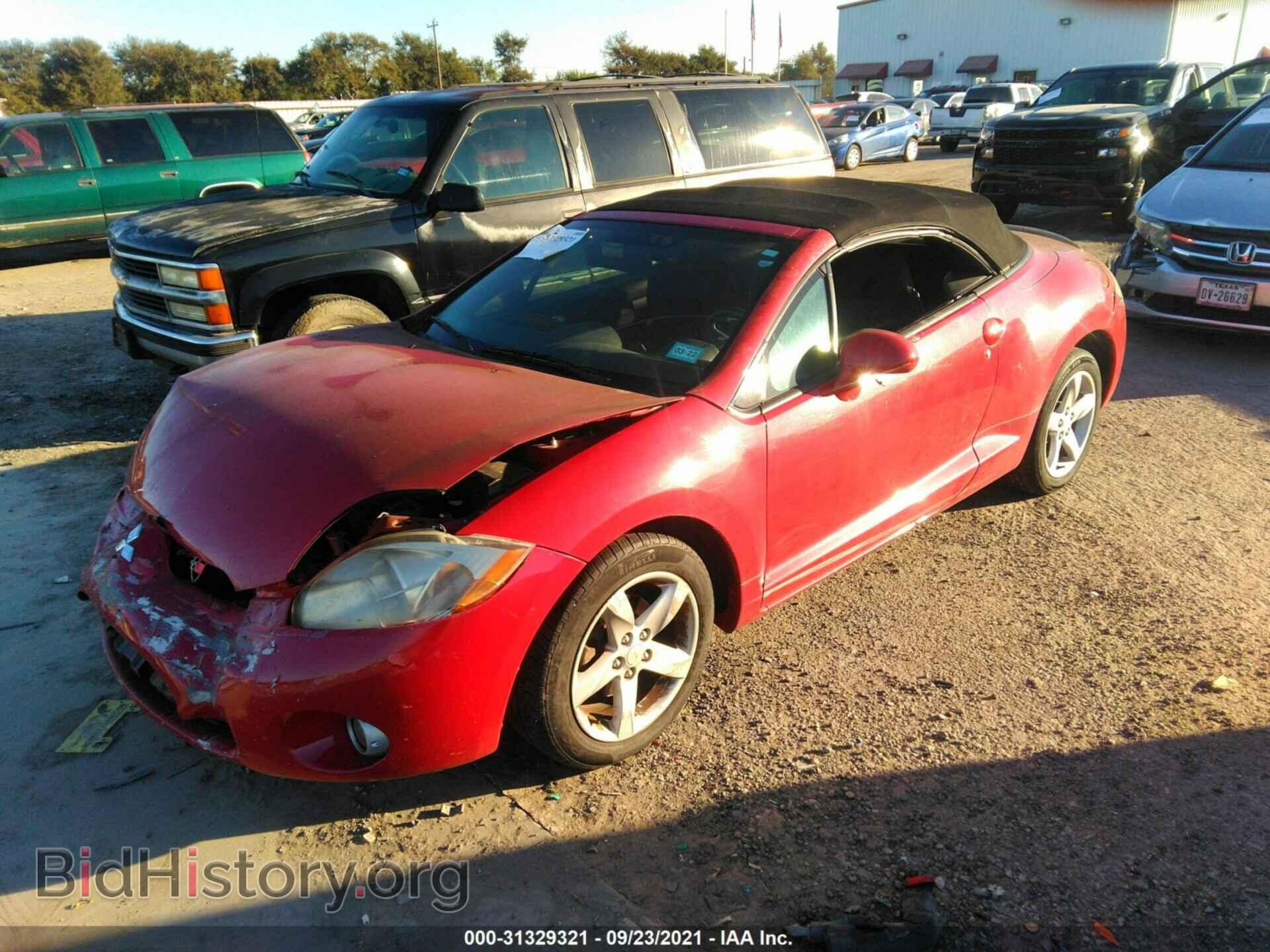 2007 MITSUBISHI ECLIPSE - VIN: 4A3AL25F77E062249 - Photo 2