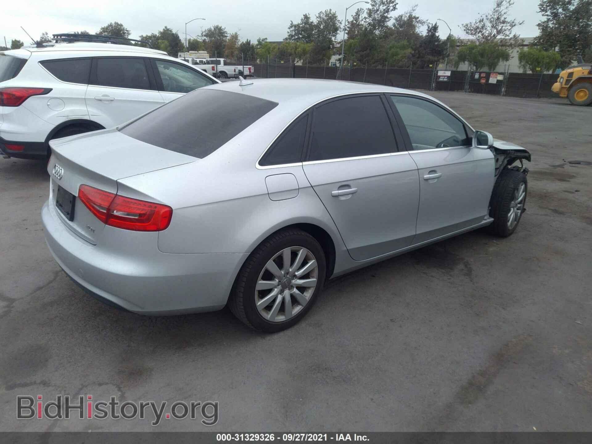 2013 AUDI A4 - VIN: WAUAFAFL8DA059000 - Фото 4