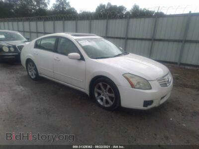 2007 Nissan MAXIMA 3.5 SE, white — VIN 1N4BA41E47C865415, IAAI