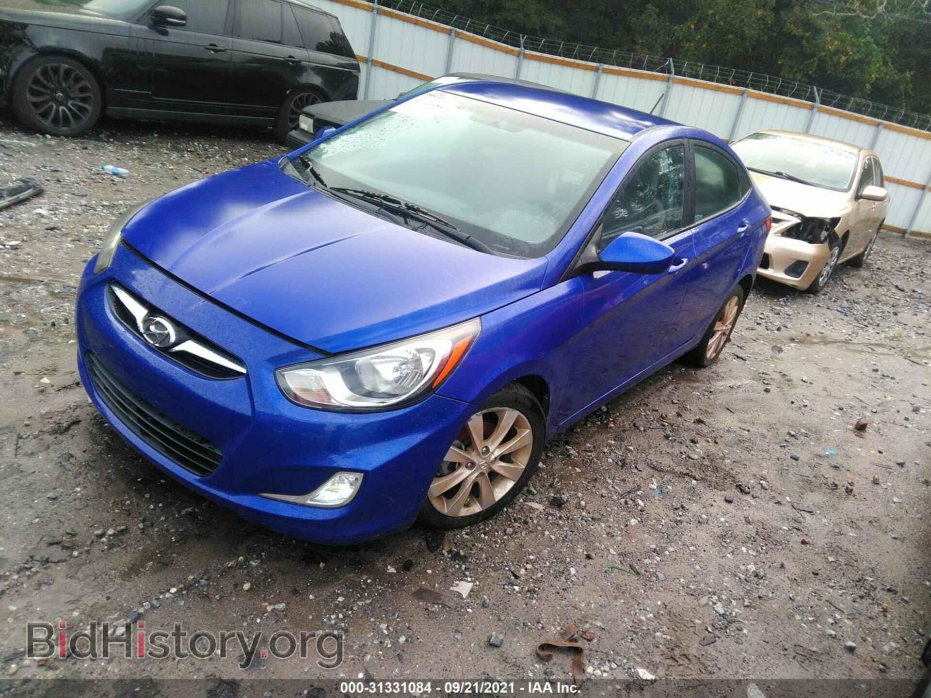 2013 HYUNDAI ACCENT - VIN: KMHCU4AE8DU569613 - Фото 2