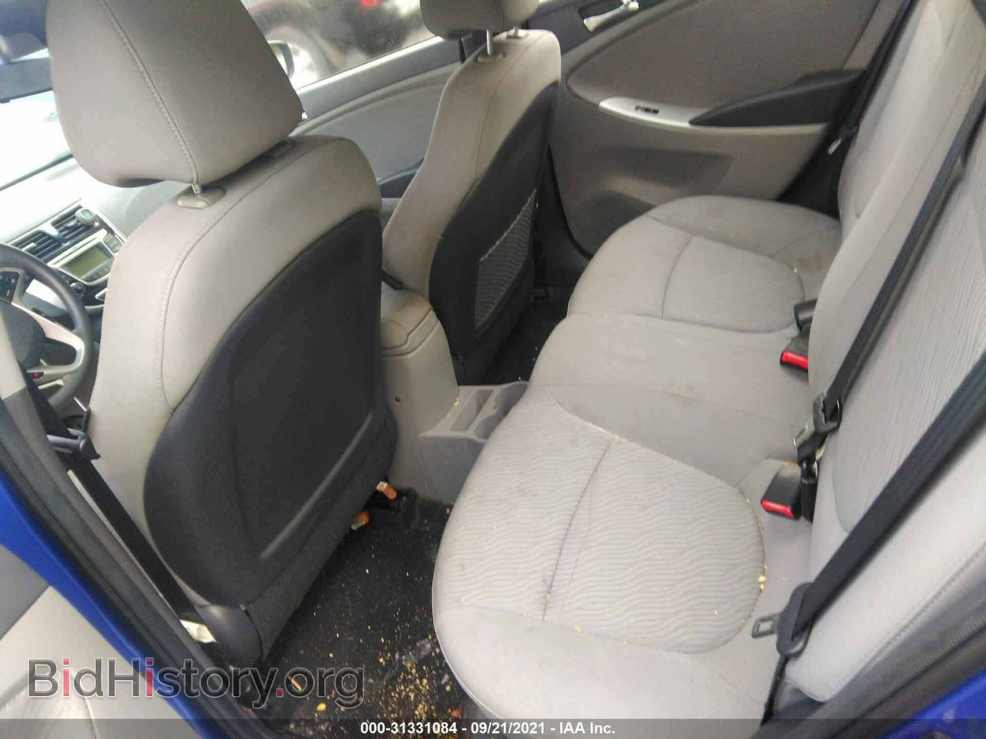 2013 HYUNDAI ACCENT - VIN: KMHCU4AE8DU569613 - Фото 8