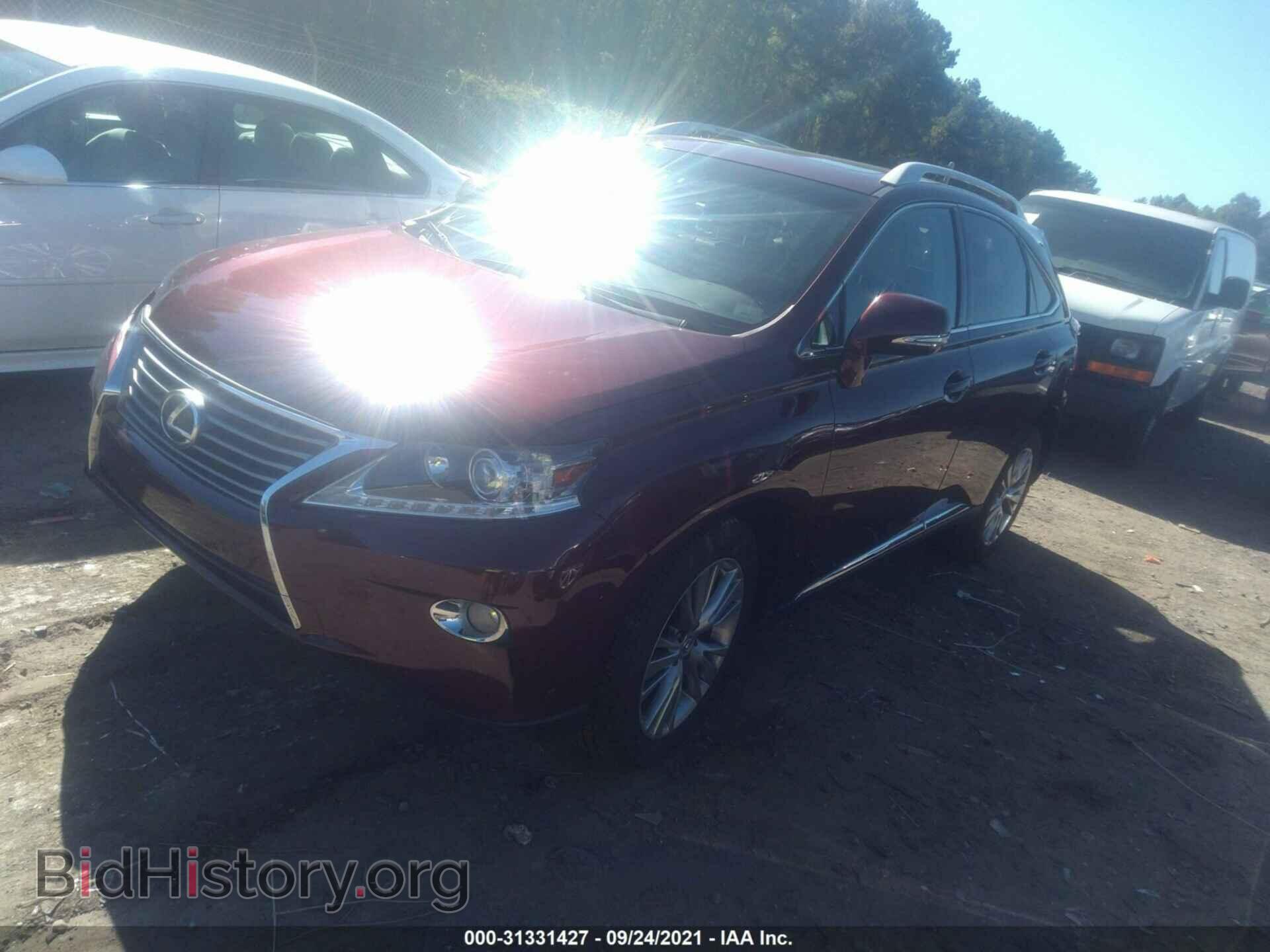 2013 LEXUS RX 350 - VIN: 2T2ZK1BA9DC123283 - Фото 2