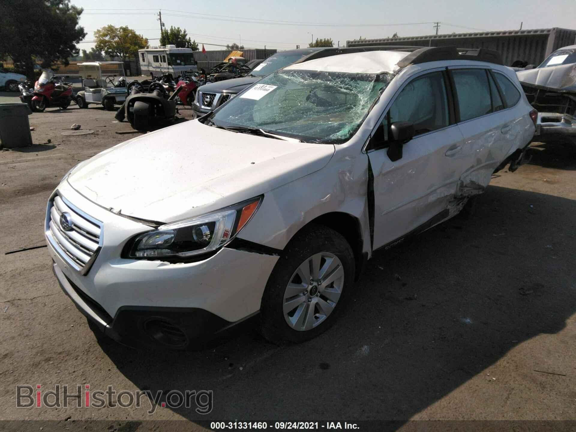 2017 SUBARU OUTBACK - VIN: 4S4BSAAC7H3403514 - Фото 2