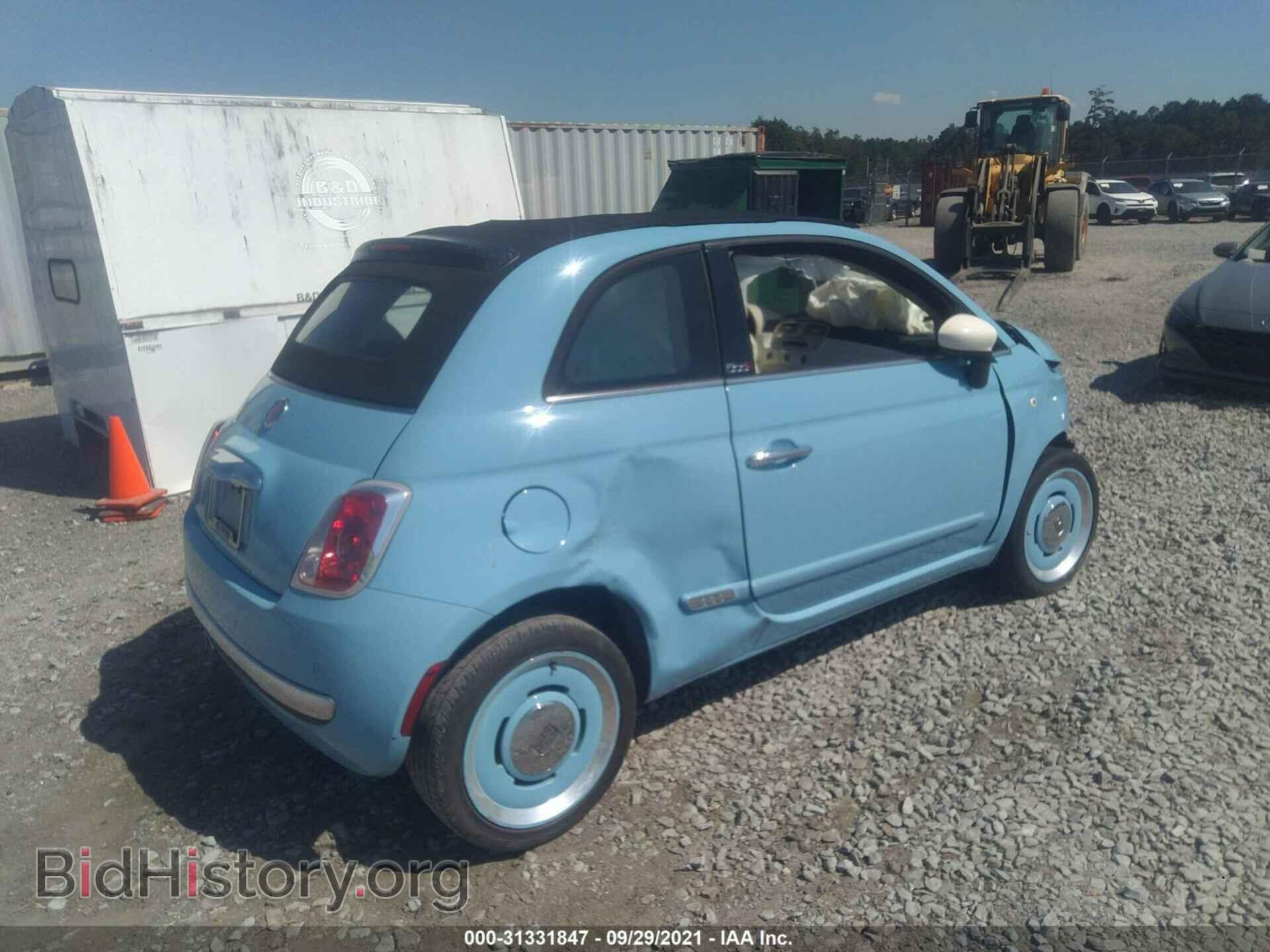 2015 FIAT 500C - VIN: 3C3CFFER8FT716604 - Фото 4