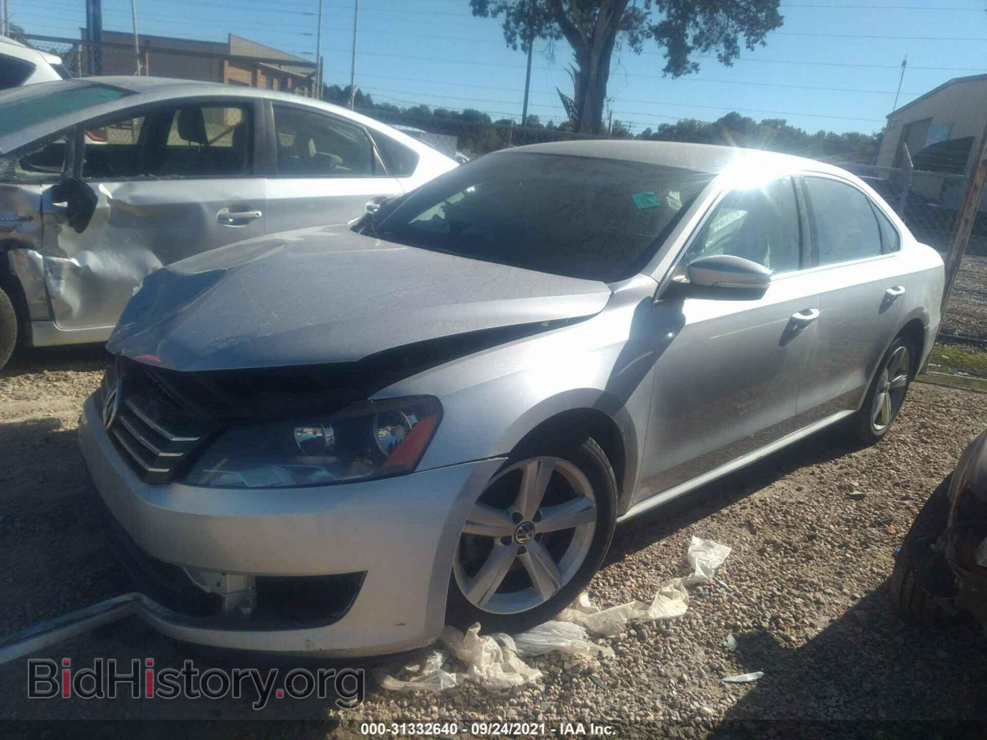 2014 VOLKSWAGEN PASSAT - VIN: 1VWBH7A31EC002460 - Фото 2