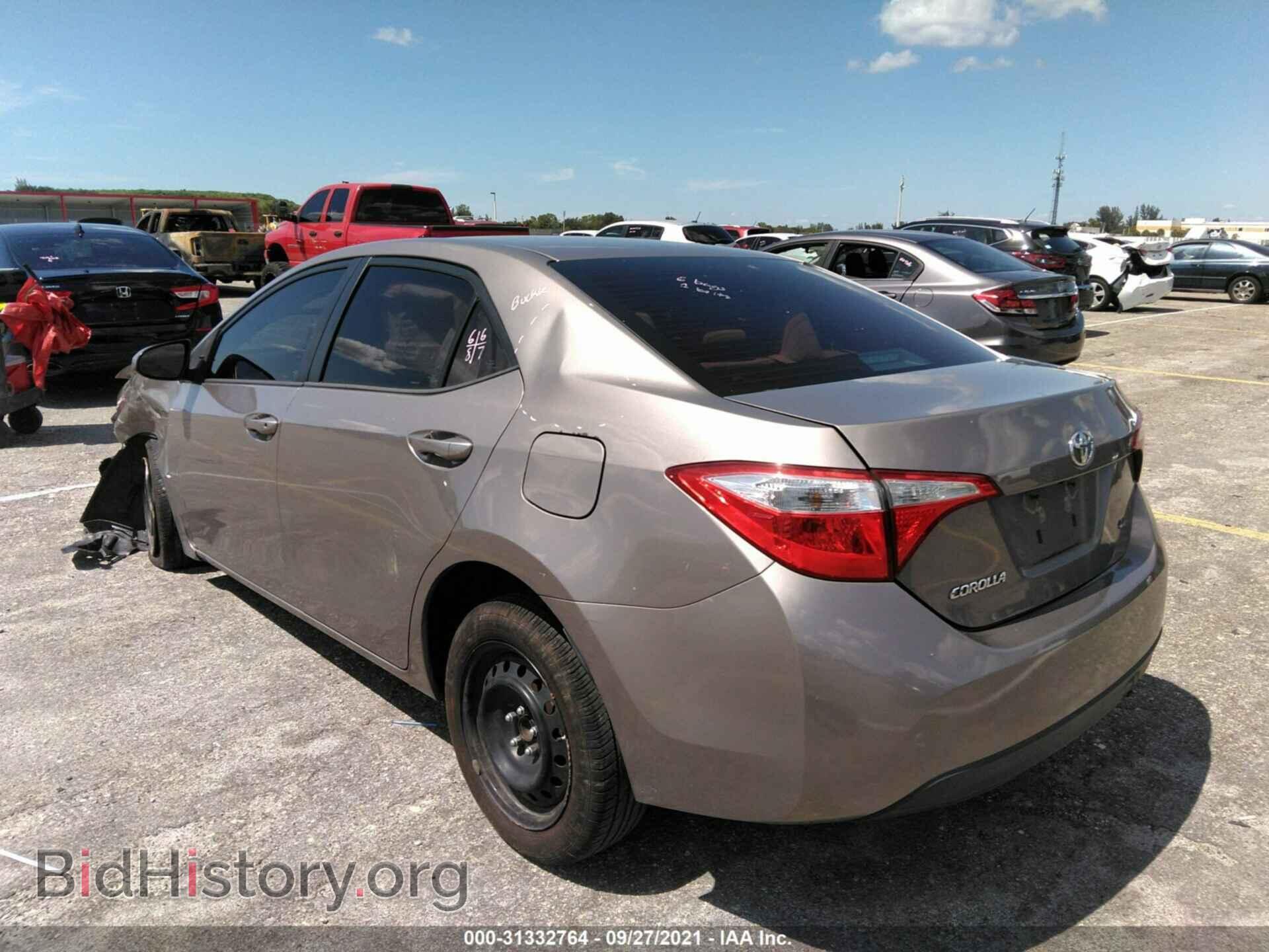 2014 TOYOTA COROLLA - VIN: 2T1BURHE0EC149331 - Фото 3