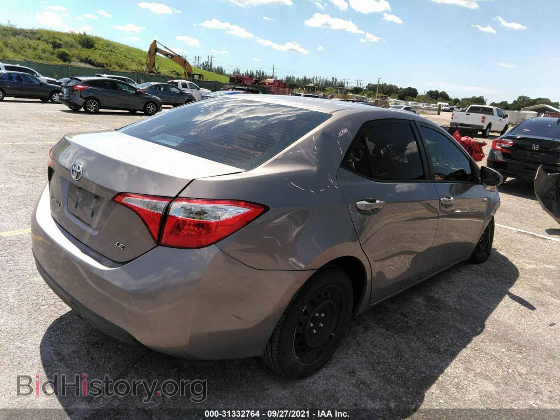 2014 TOYOTA COROLLA - VIN: 2T1BURHE0EC149331 - Фото 4