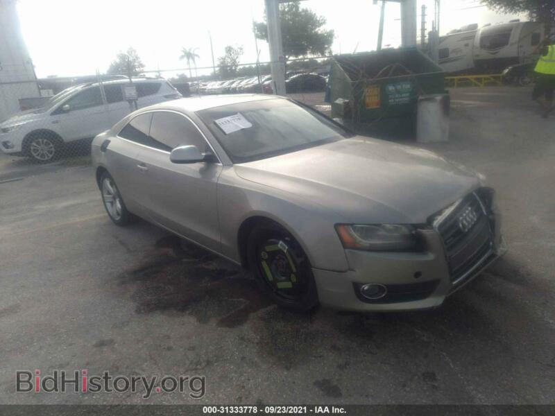 2011 Audi A5 2.0T Premium Plus (VIN WAULFAFR8BA054728) — photo 1 of 11, IAAI, damage: front end