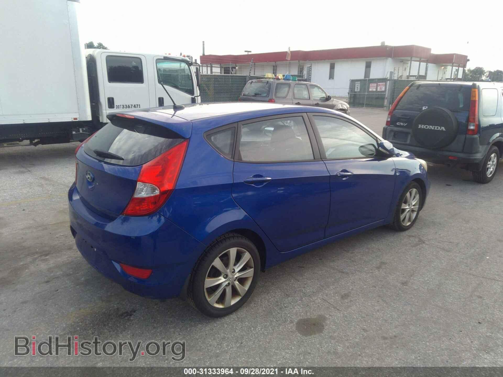 2013 HYUNDAI ACCENT - VIN: KMHCU5AE7DU077838 - Фото 4