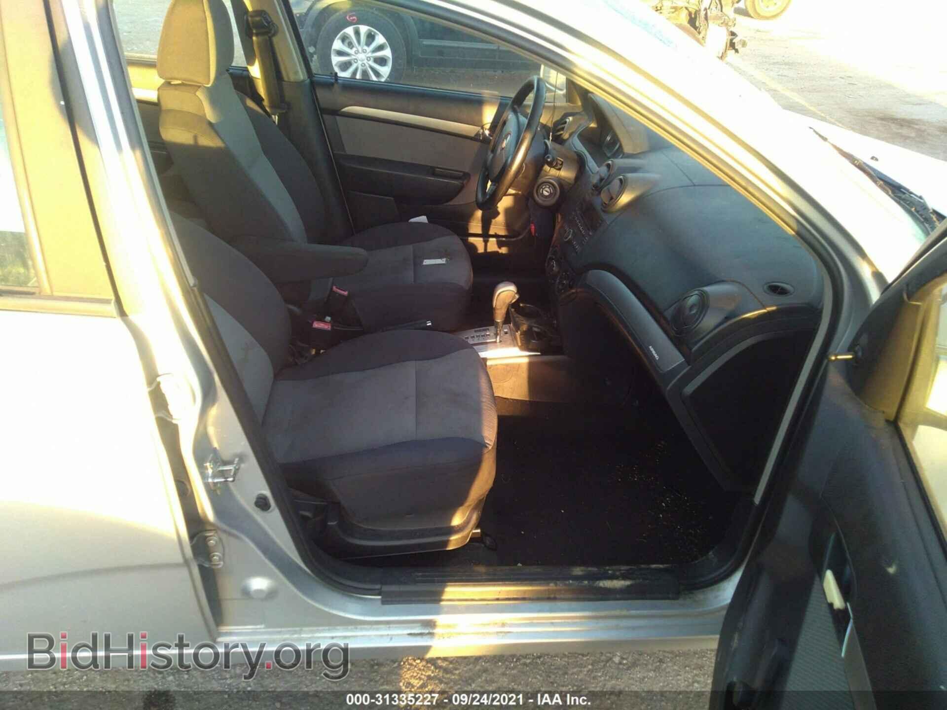 2009 CHEVROLET AVEO - VIN: KL1TD66E69B625017 - Фото 5