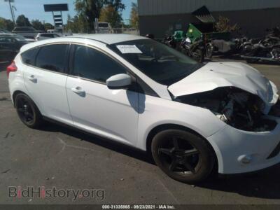 2012 Ford FOCUS SE, white — VIN 1FAHP3K21CL314800, IAAI