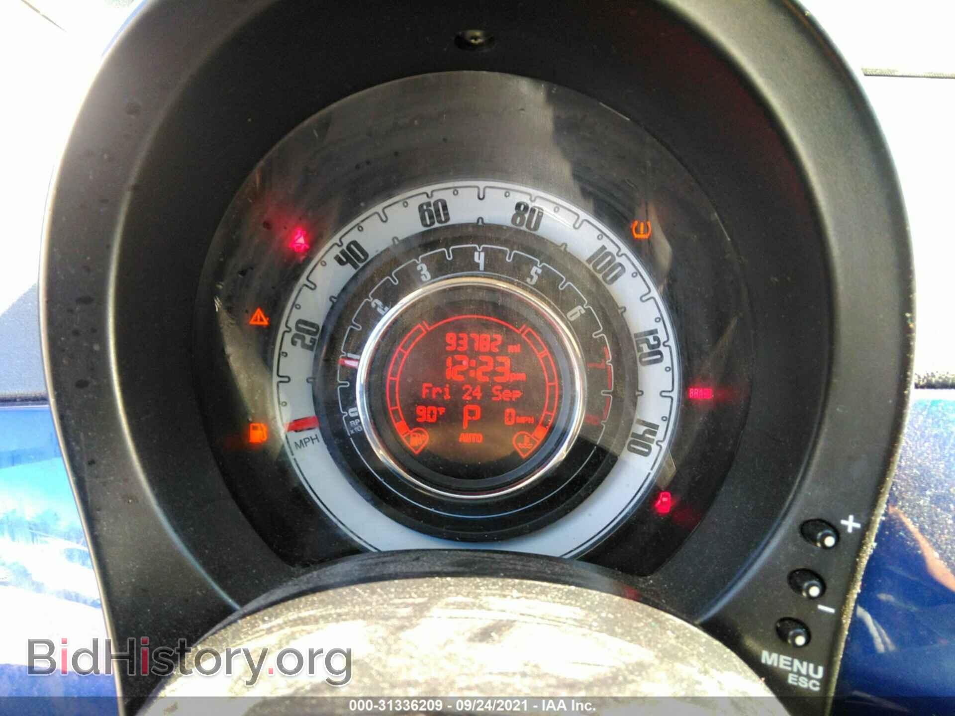 2012 FIAT 500 - VIN: 3C3CFFAR2CT366405 - Фото 7