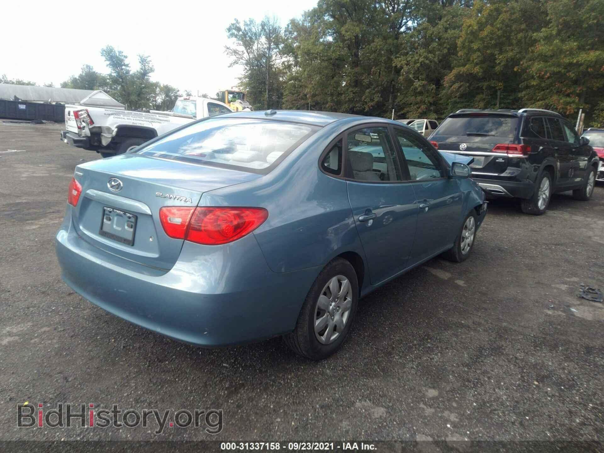 2007 HYUNDAI ELANTRA - VIN: KMHDU46D97U123785 - Фото 4