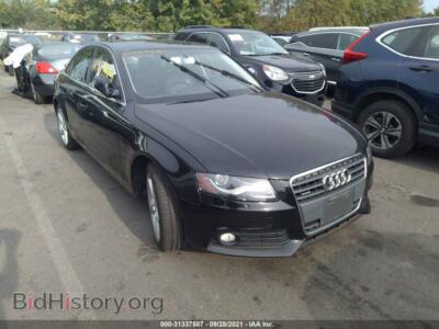 2012 Audi A4 2.0T Premium, black — VIN WAUBFAFL7CN000256, IAAI