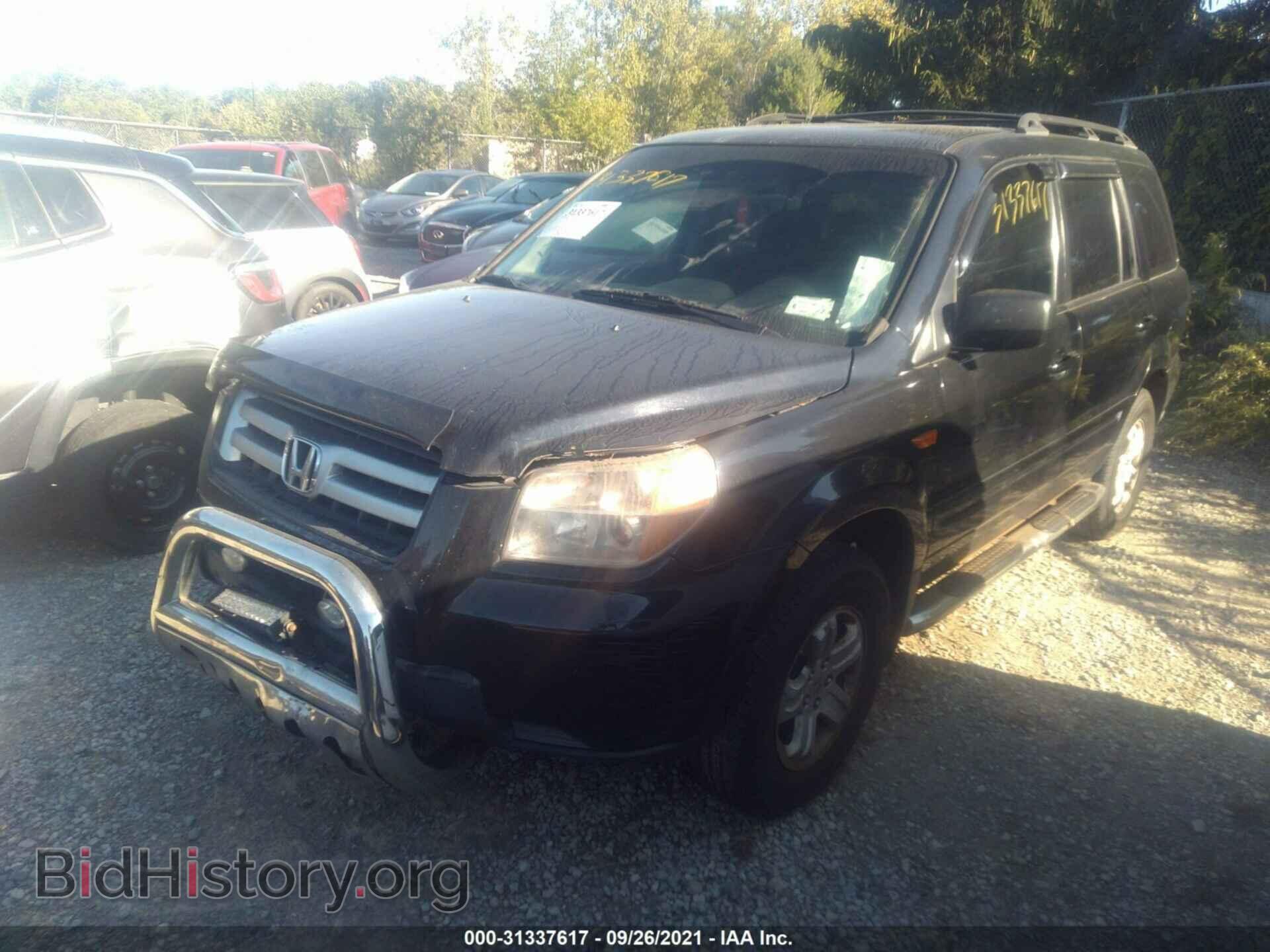 2006 HONDA PILOT - VIN: 2HKYF18146H533761 - Фото 2