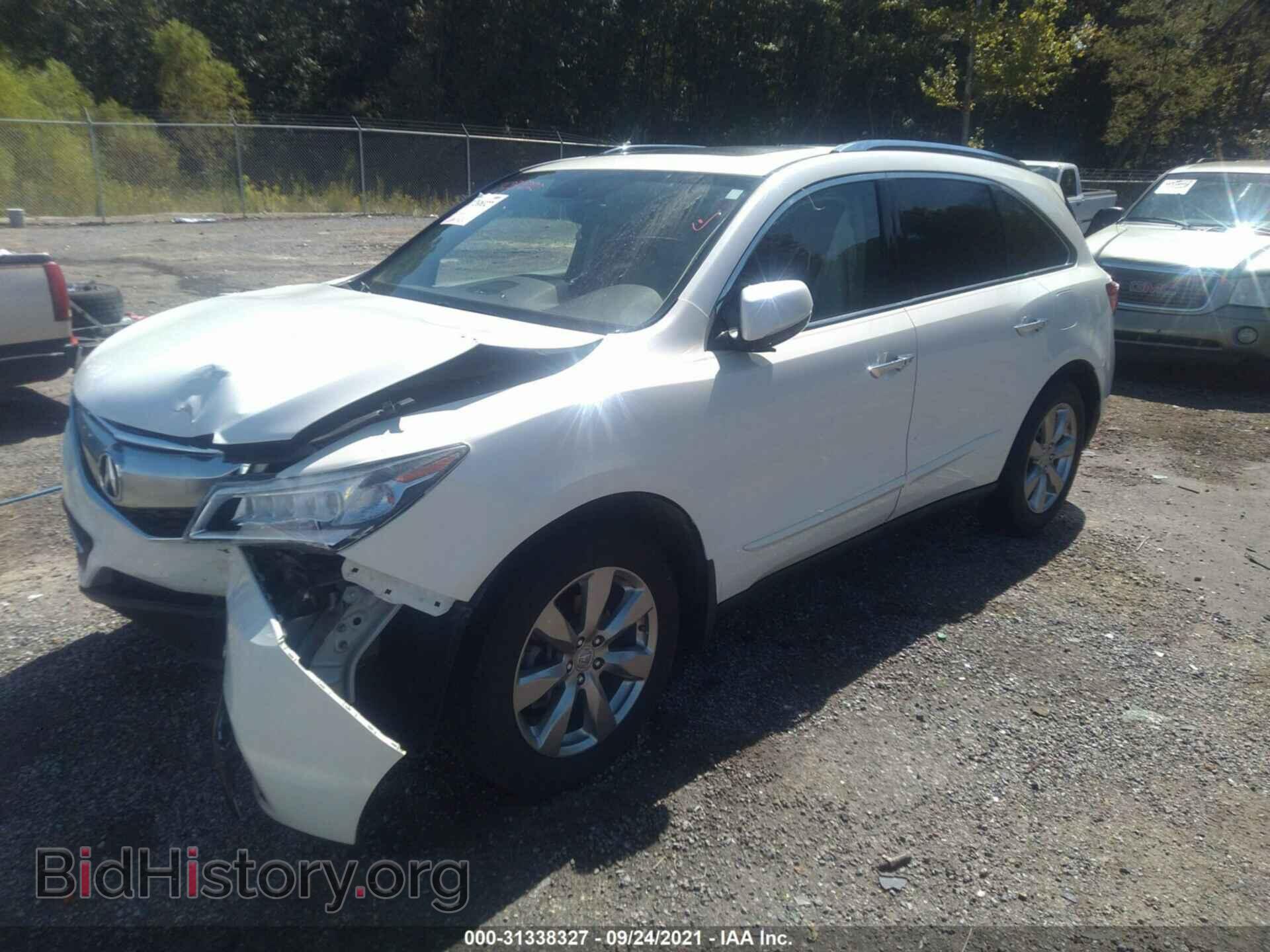 2015 ACURA MDX - VIN: 5FRYD3H89FB003510 - Фото 2