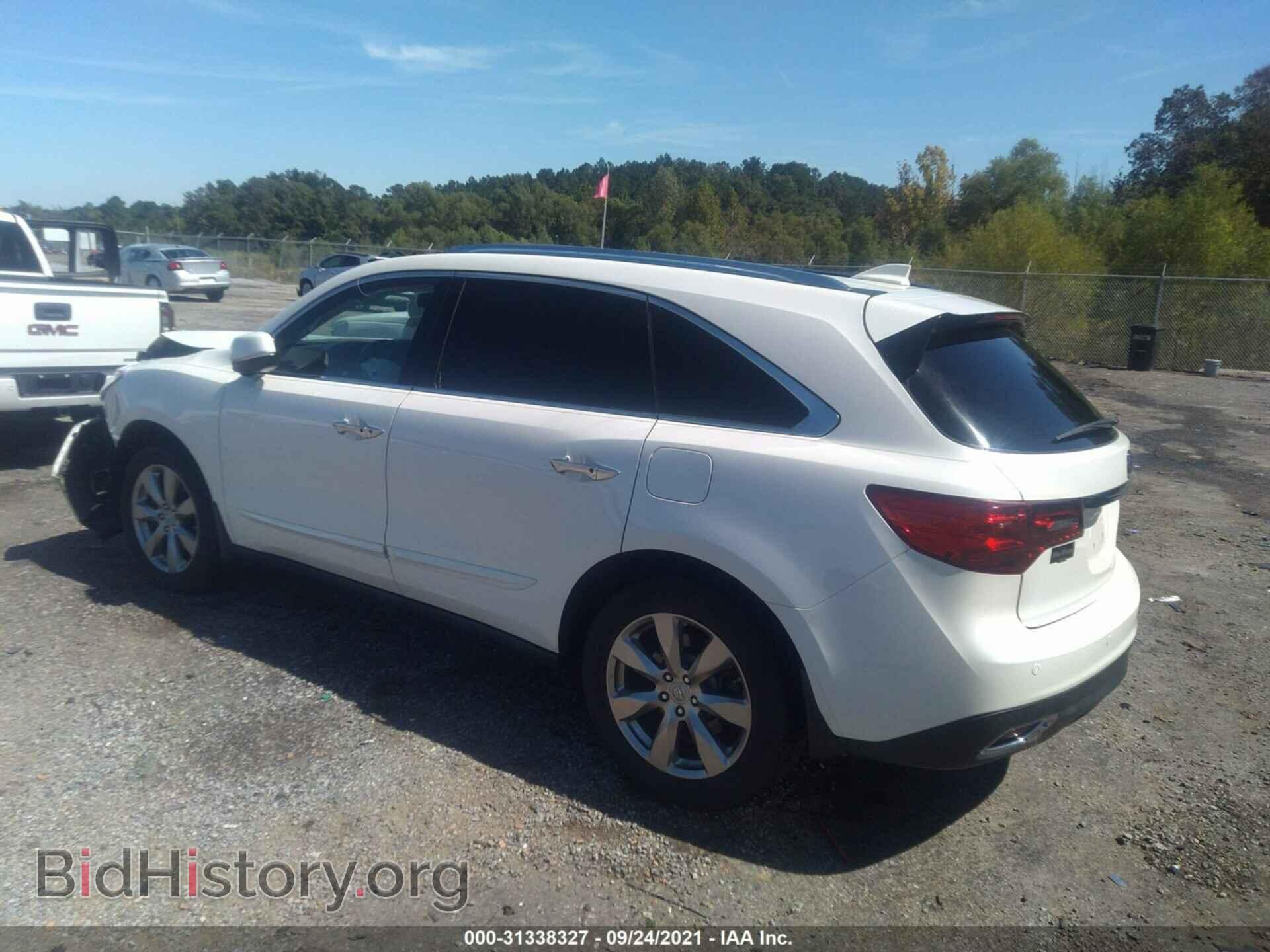 2015 ACURA MDX - VIN: 5FRYD3H89FB003510 - Фото 3