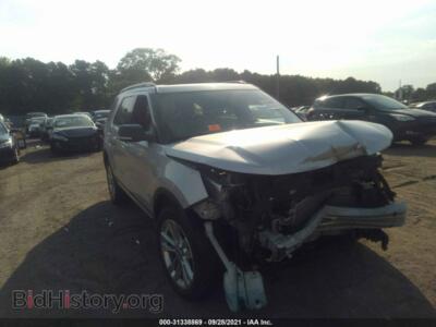 2019 Ford EXPLORER XLT, серебристый — VIN 1FM5K8D82KGA81328, IAAI