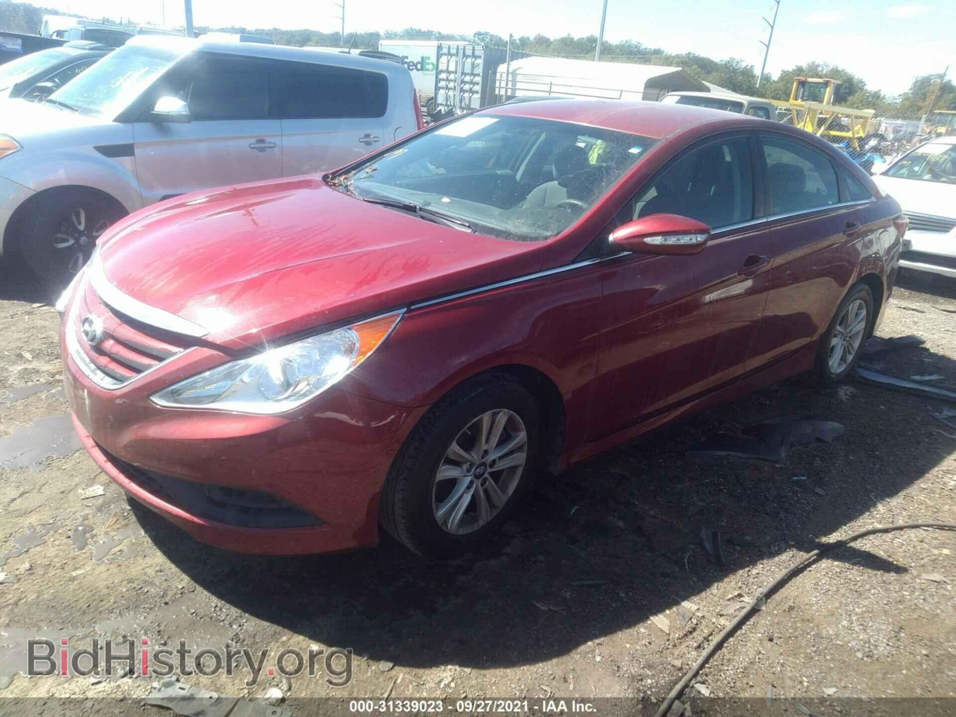 2014 HYUNDAI SONATA - VIN: 5NPEB4AC8EH839677 - Фото 2