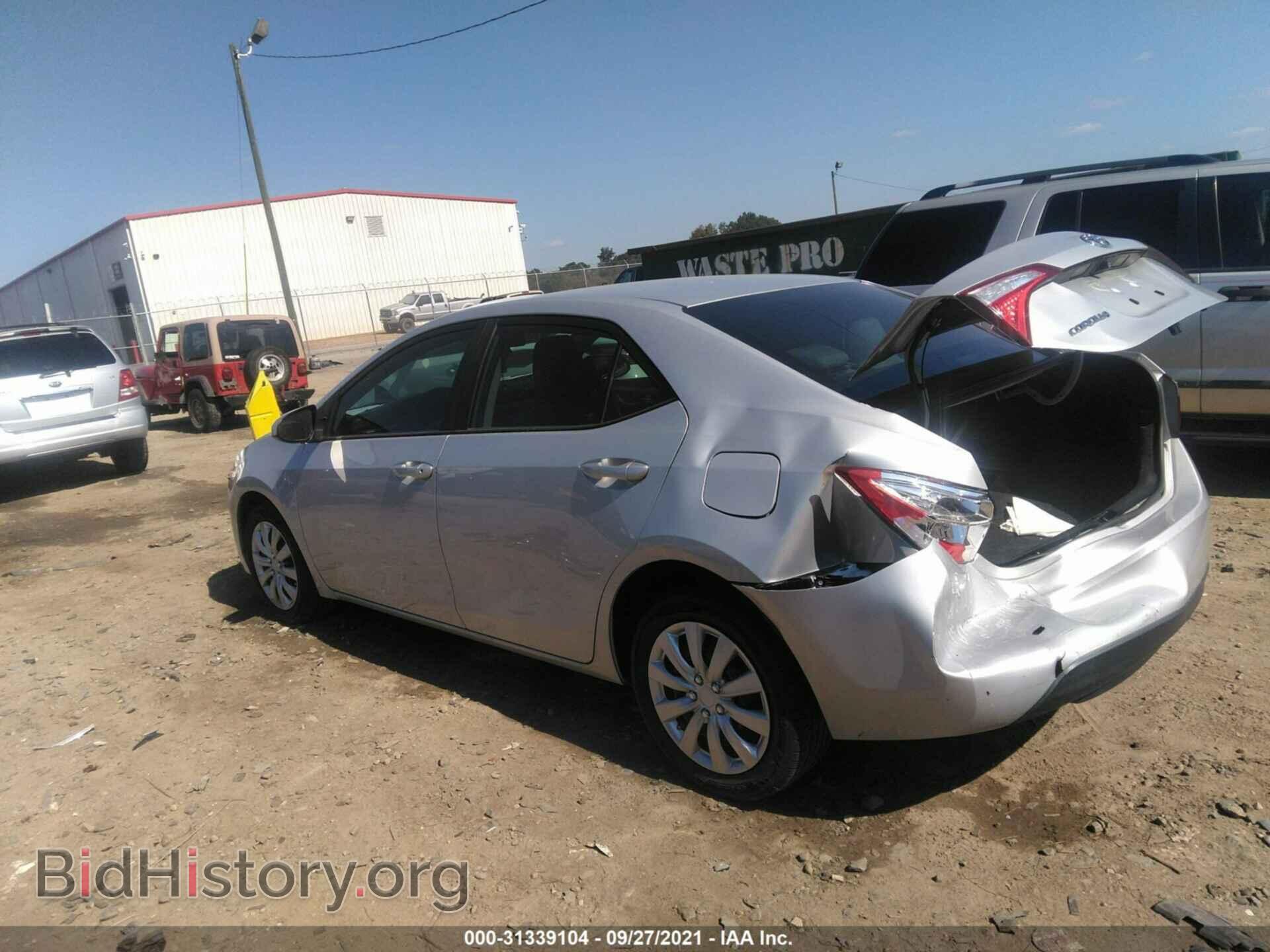 2014 TOYOTA COROLLA - VIN: 2T1BURHE9EC201524 - Фото 3