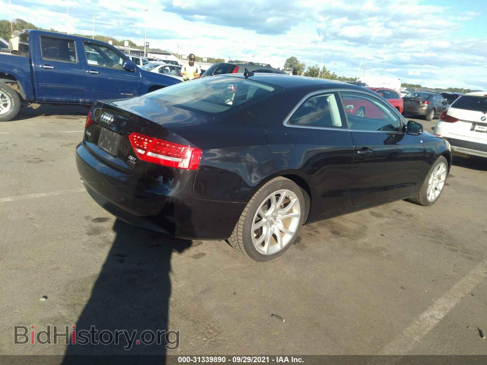 2012 AUDI A5 - VIN: WAULFAFR3CA034016 - Фото 4