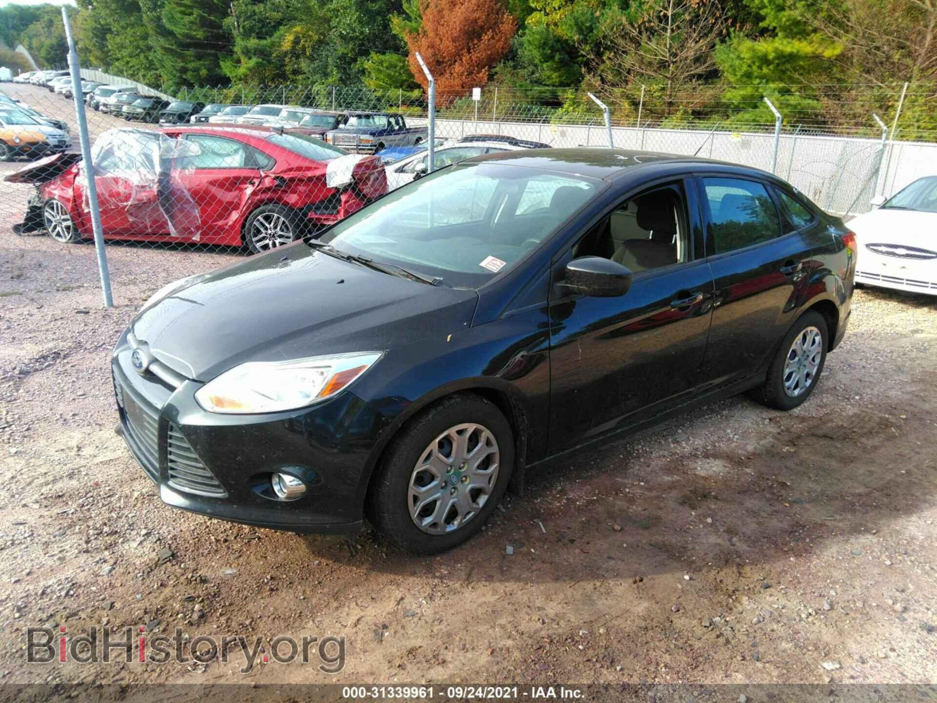 2012 FORD FOCUS - VIN: 1FAHP3F25CL463348 - Фото 2