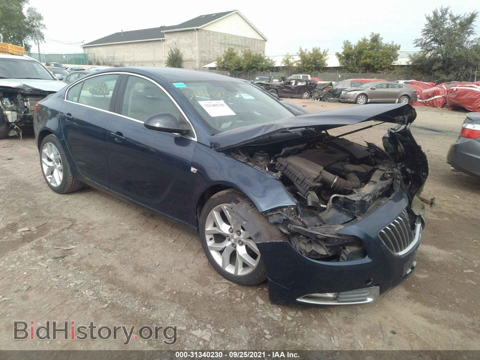 Photo W04GR5EC1B1037103 - BUICK REGAL 2011