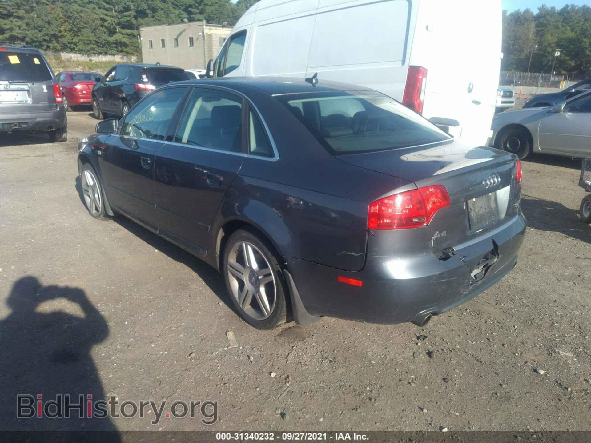 2008 AUDI A4 - VIN: WAUDF78E28A006748 - Фото 3