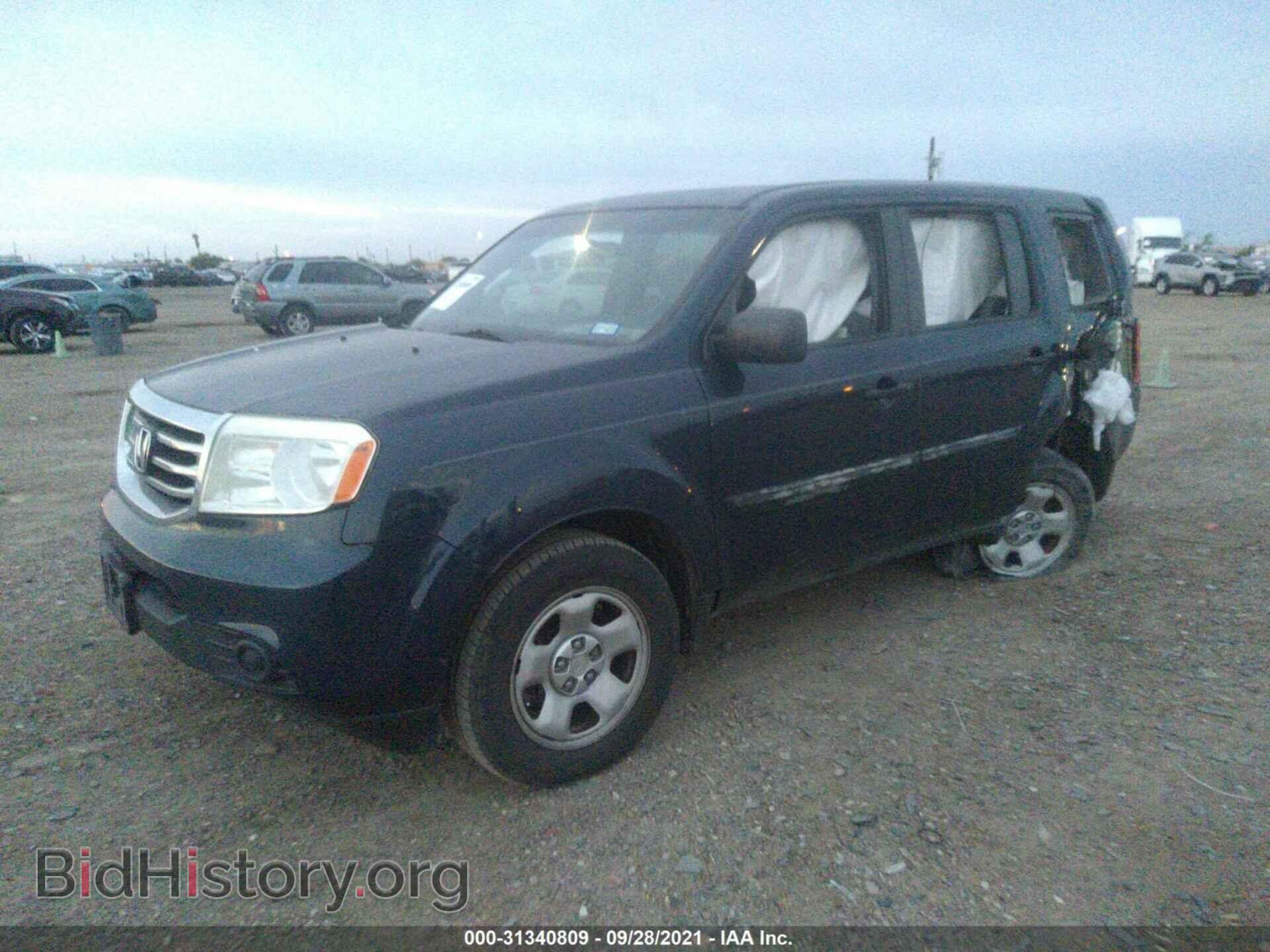 2012 HONDA PILOT - VIN: 5FNYF3H28CB005395 - Фото 2