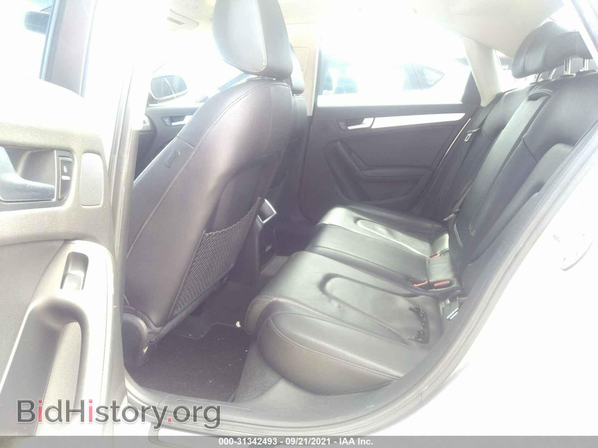 2012 AUDI A4 - VIN: WAUAFAFL9CN021119 - Фото 8