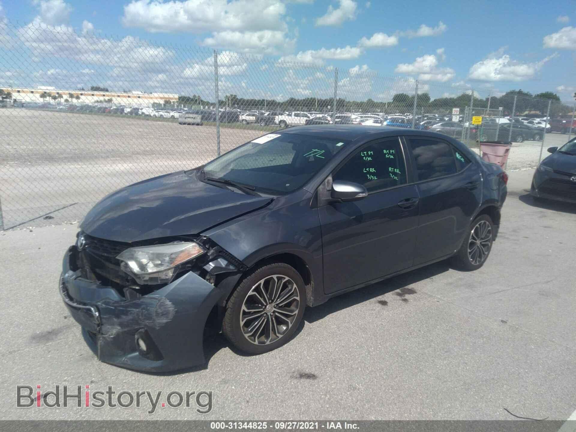2015 TOYOTA COROLLA - VIN: 2T1BURHE2FC291925 - Фото 2