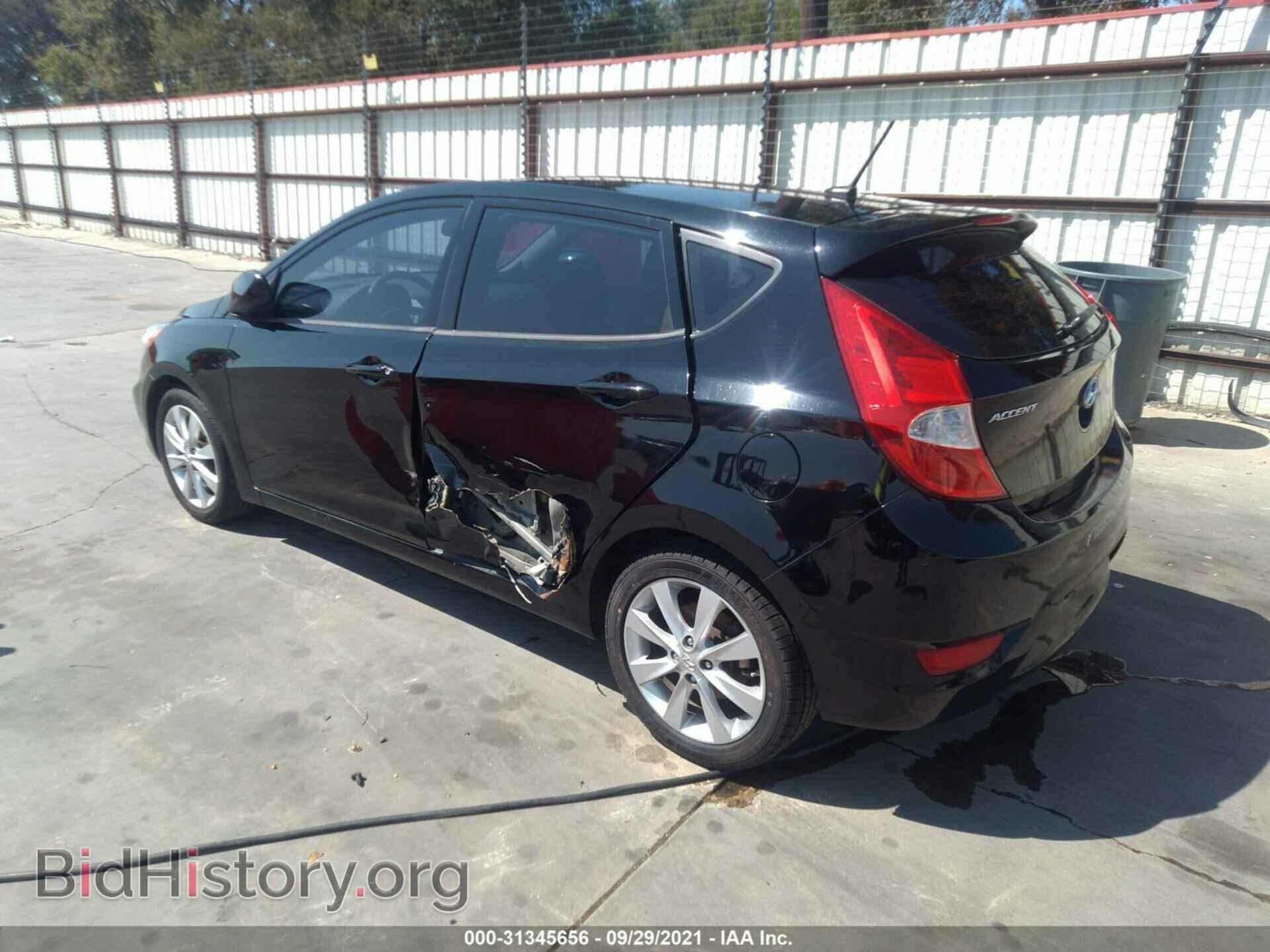 2012 HYUNDAI ACCENT - VIN: KMHCU5AE6CU003311 - Фото 3