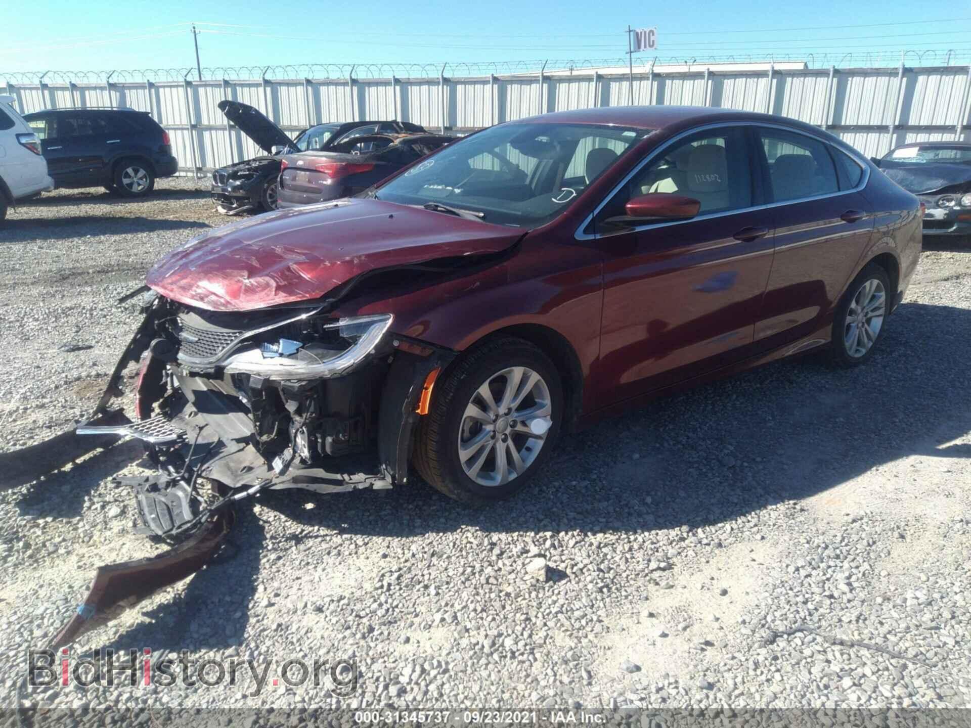 2015 CHRYSLER 200 - VIN: 1C3CCCAB6FN595068 - Фото 2
