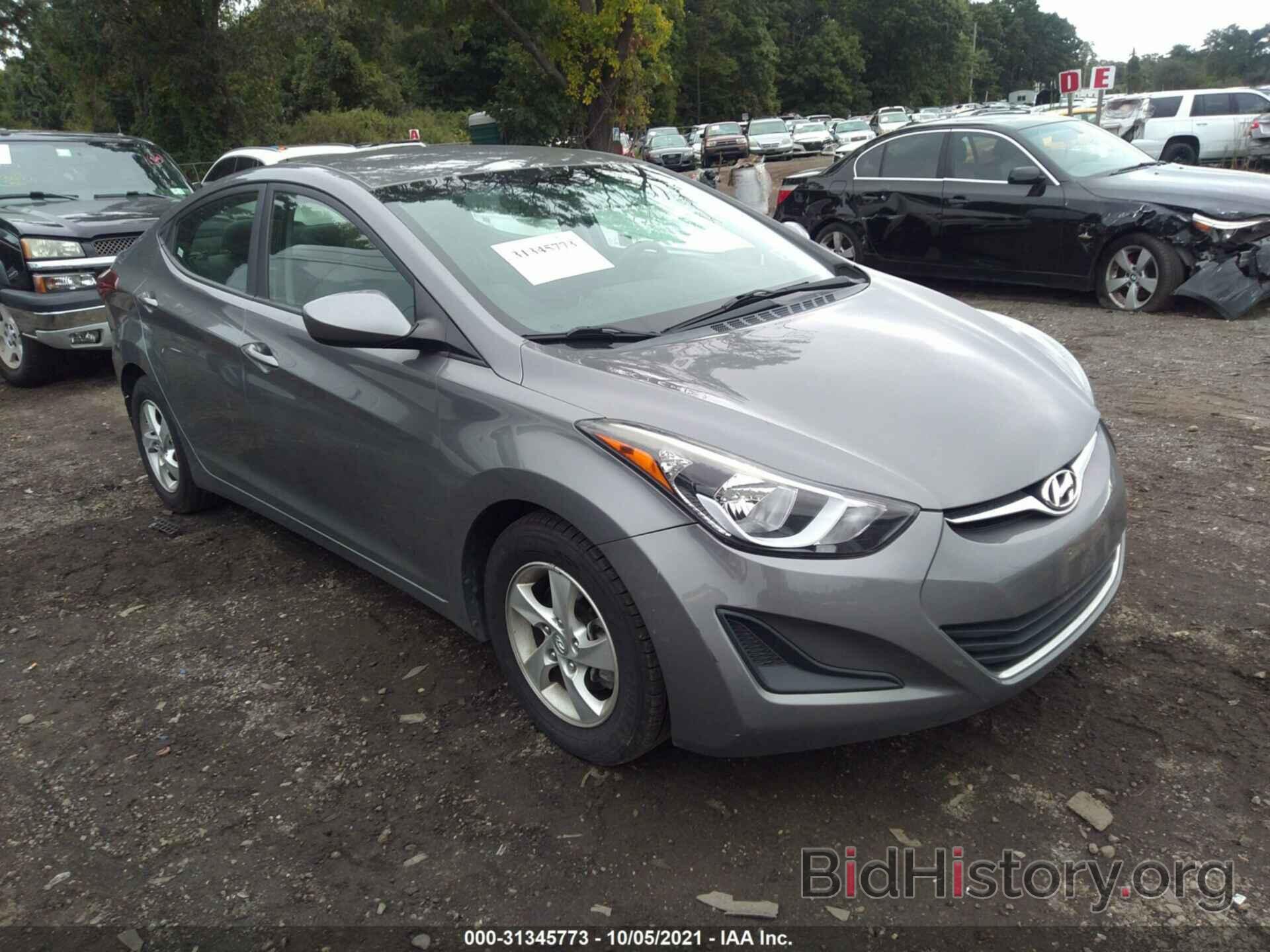 Photo 5NPDH4AE3EH507514 - HYUNDAI ELANTRA 2014