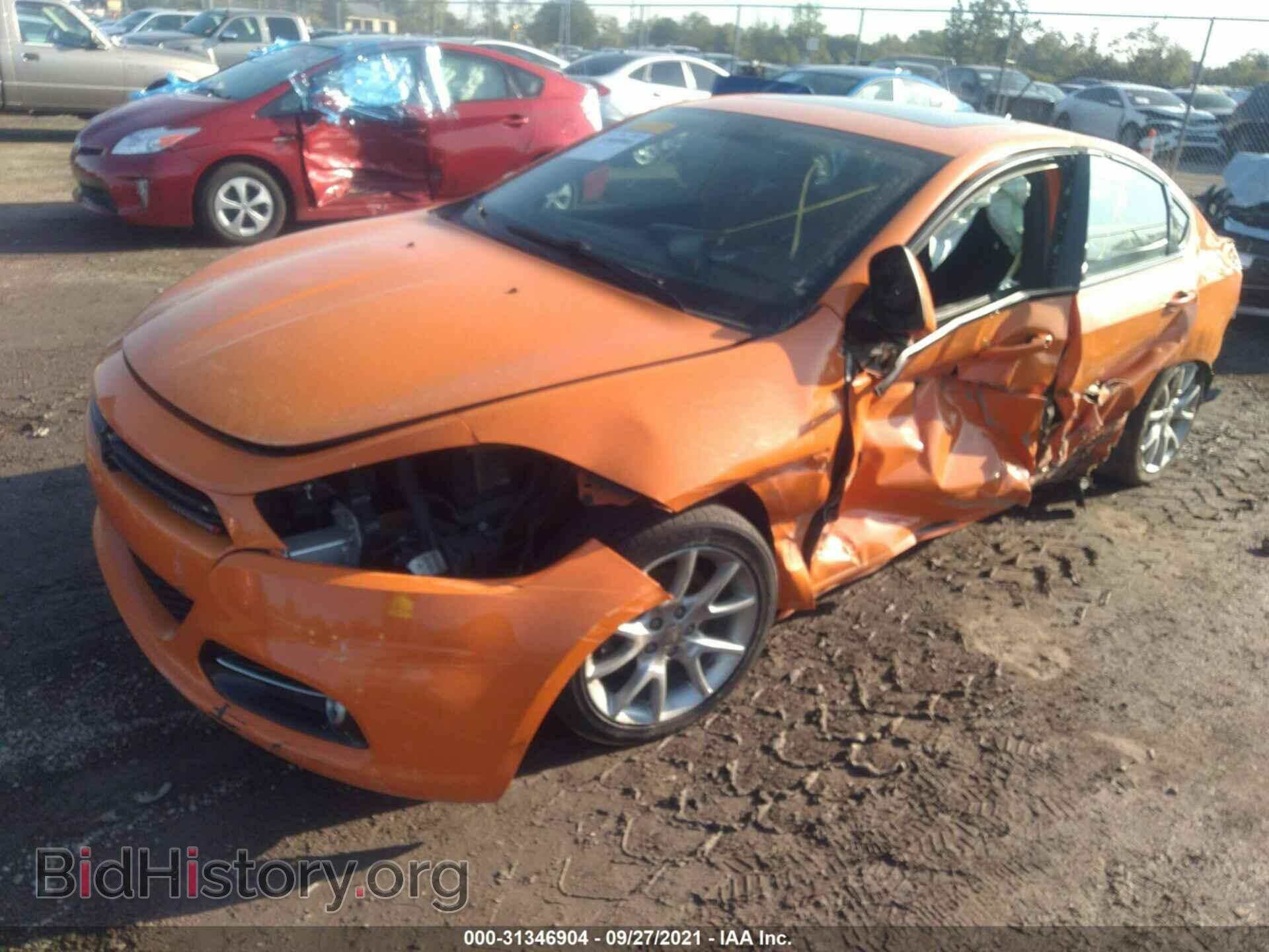 2013 DODGE DART - VIN: 1C3CDFBA5DD338183 - Фото 2