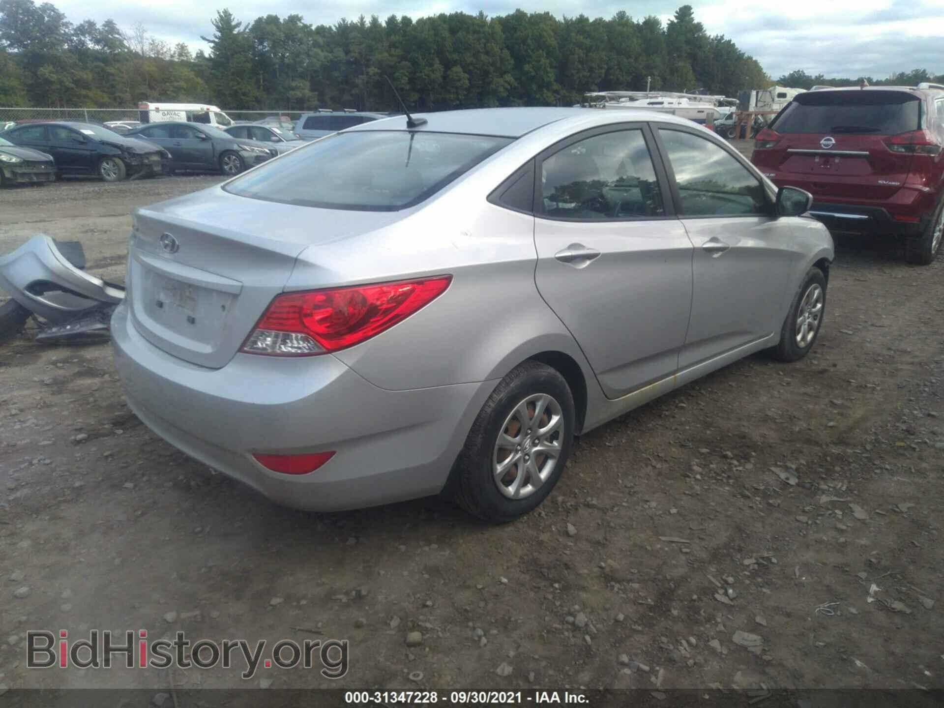 2013 HYUNDAI ACCENT - VIN: KMHCT4AE5DU556319 - Фото 4
