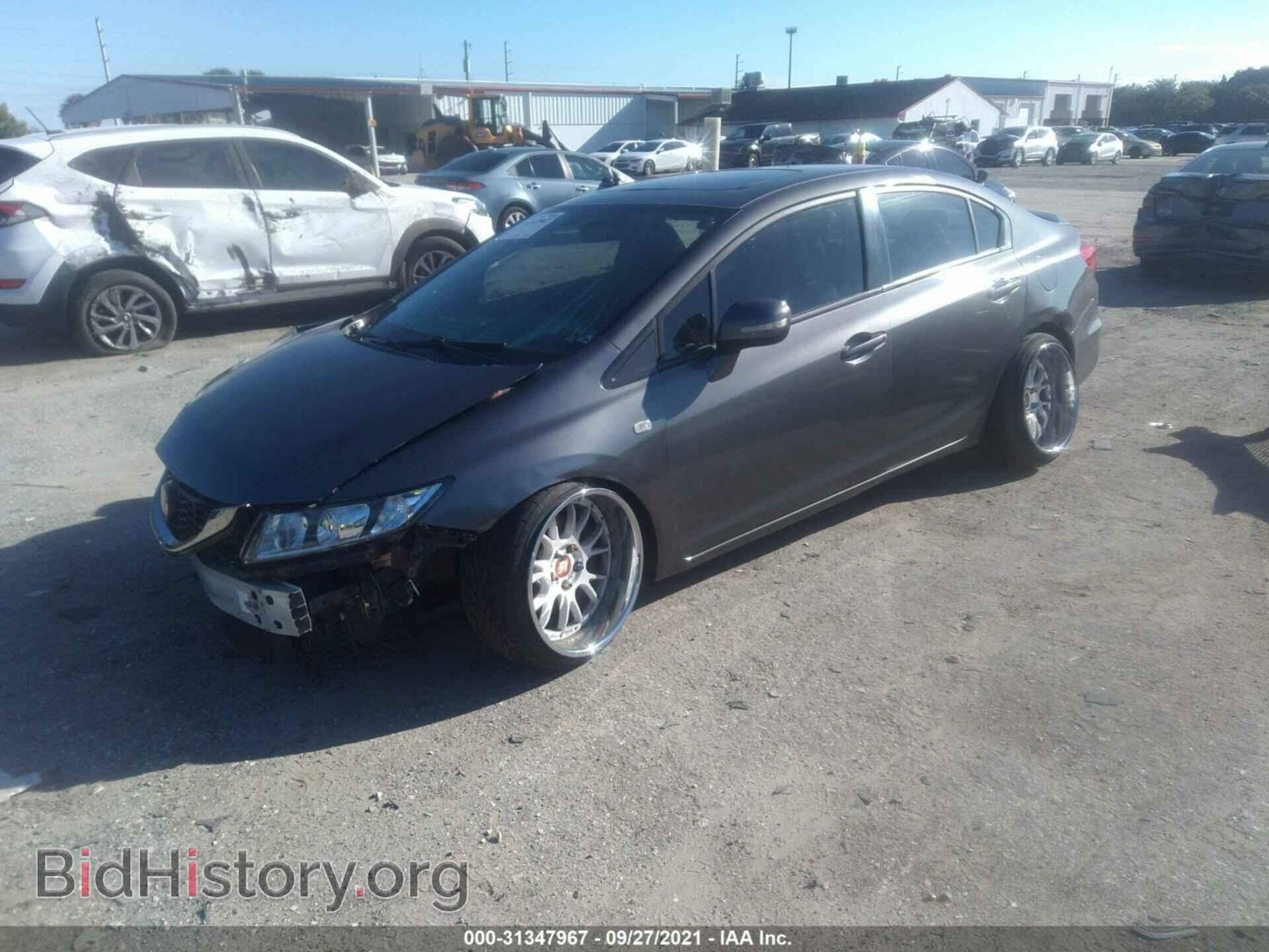 2012 HONDA CIVIC SDN - VIN: 2HGFB6E55CH701646 - Фото 2