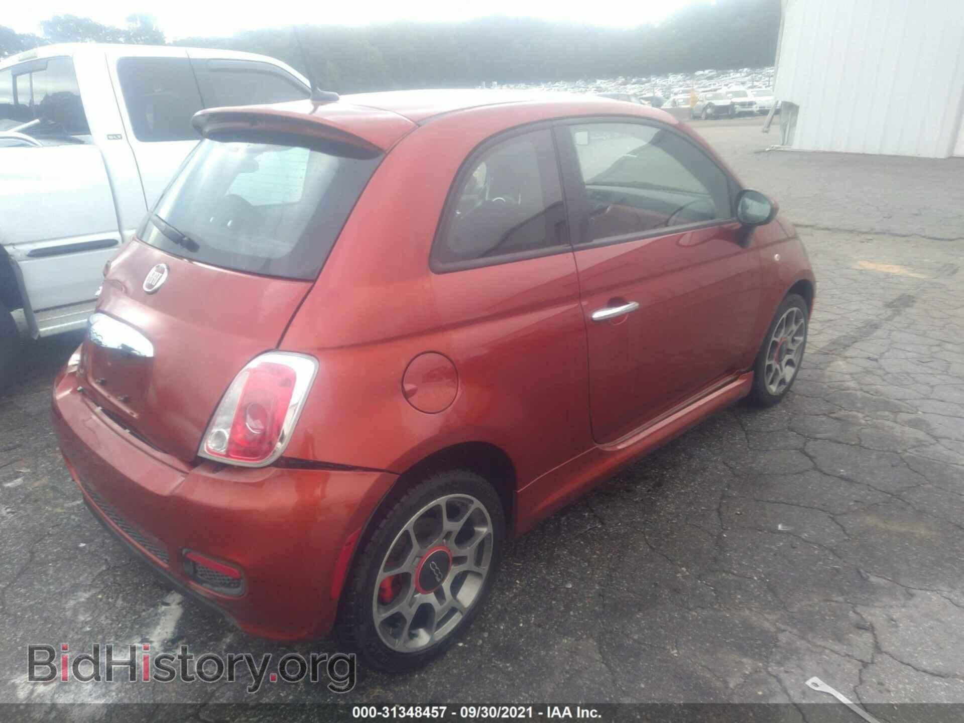 2012 FIAT 500 - VIN: 3C3CFFBR2CT328543 - Фото 4
